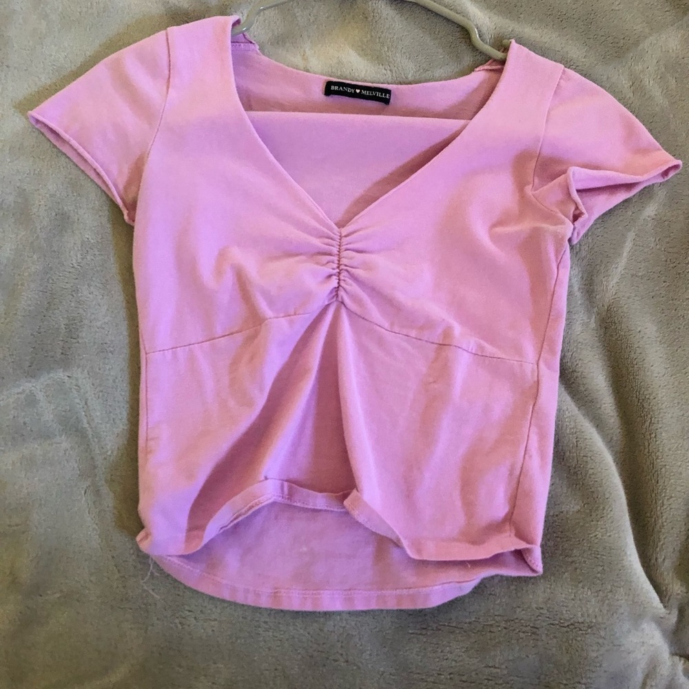 brandy melville pink gina top